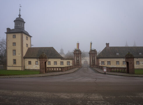 Benedictine abbey Corvey near the german city called Hoexter
