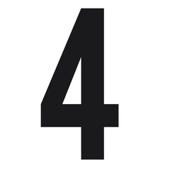 Obraz premium Number four