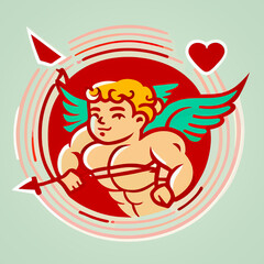 cupid valentine's day, illustration