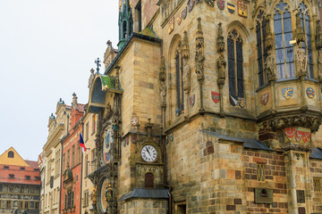 Naklejka premium Old classical chapel. Background with selective focus