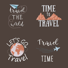 time to travel the world, logos