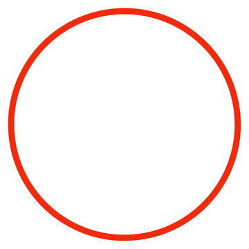 Circle Frame Png Red - Infoupdate.org