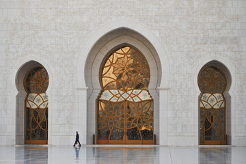 Grand mosque of Abu Dhabi