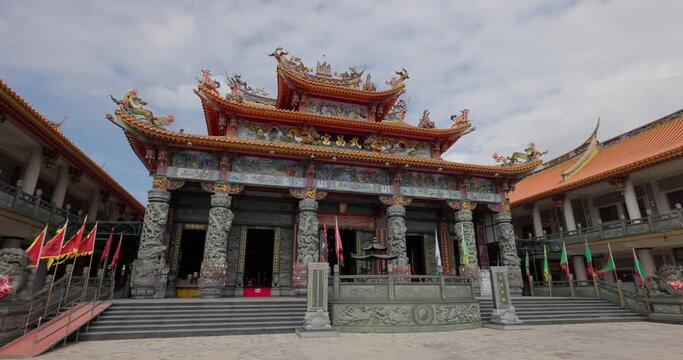 Jiji Wuchang Temple in Nantou of Taiwan