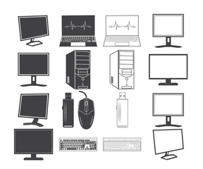 Computer Monitor SVG, Computer Monitor Vector, Silhouette, Cricut file, Clipart, Cuttable Design, Eps Designs.Computer Keyboard