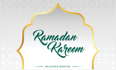 Gradient Ramadan kareem illustration