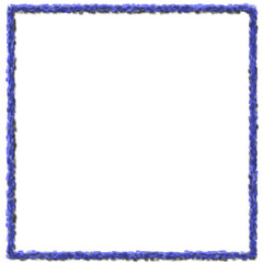 Obraz premium cornice quadrata di rettangoli effetto tridimensionale su sfondo trasparente