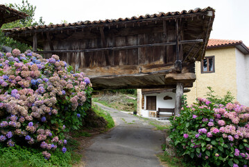hórreo, granary typical of Asturian and Galician architecture