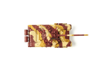 Model of Russian modern tank t-90