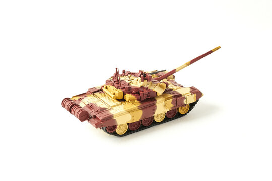 Model of Russian modern tank t-90