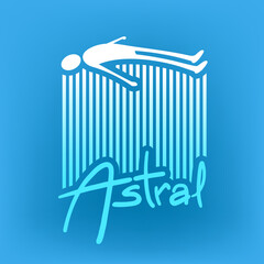 Astral projection illustration