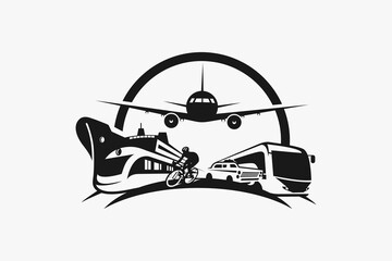 transportation and travel logo
