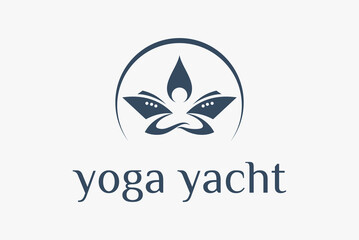 yoga logo simple