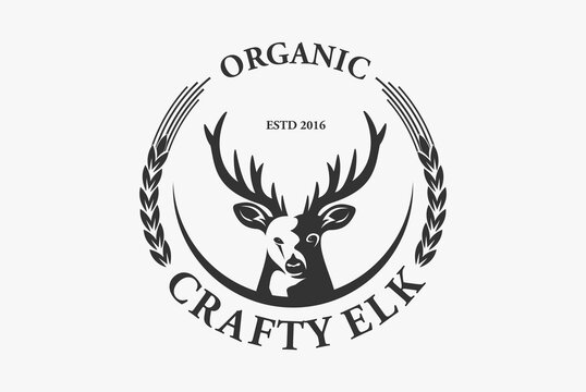 elk emblem logo