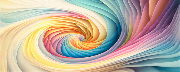 twirling pastel colors background