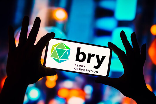 January 4, 2023, Brazil. In this photo illustration, the Berry Corporation (BRY) logo is displayed on a smartphone screen.