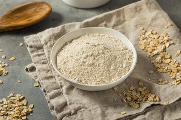 Raw Organic White Oat Flour