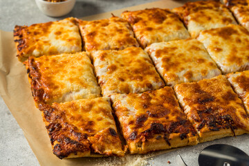 Homemade Grandma Cheese Pizza Pie