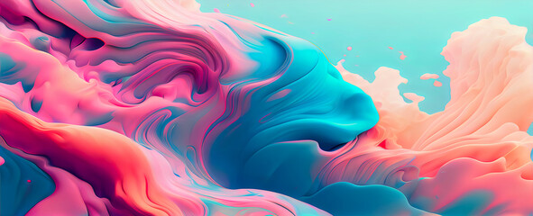 Fototapeta na wymiar colorful abstract 3d illustration