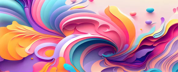 Zelfklevend Fotobehang colorful background, colorful wallpaper, abstract © Fernando