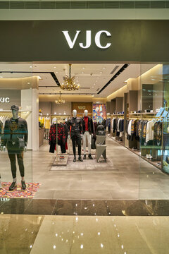 SHENZHEN, CHINA - CIRCA NOVEMBER, 2019: VJC sign over store entrance in Shenzhen.