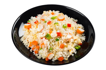 Plato de Arroz y Fideos Chinos