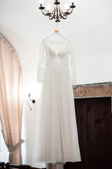 Beautiful wedding dresses  are waiting for bride, wedding day,love