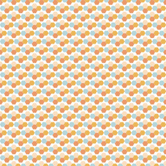 honeycomb colorful geometric seamless repeat pattern
