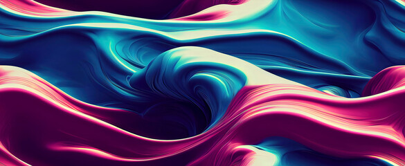 Trendy abstract colorful liquid background.