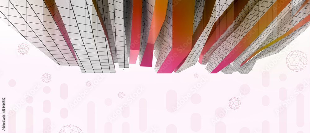 Aufkleber abstract background. futuristic technology innovation to digital internet connection blockchain conc