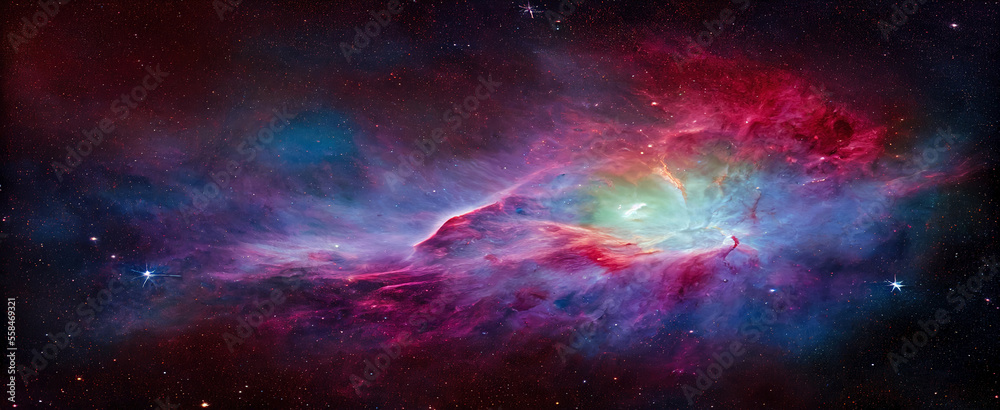 Canvas Prints galaxy with stars and space dust in the universe. space nebula