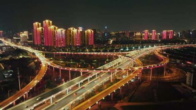 Kunming Urban city view with highway