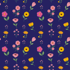 Fototapeta na wymiar beautiful floral pattern. seamless floral pattern. pattern background design. floral fabric.