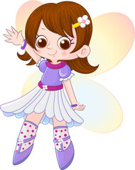 cute fairy character doll