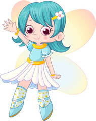 cute fairy character doll