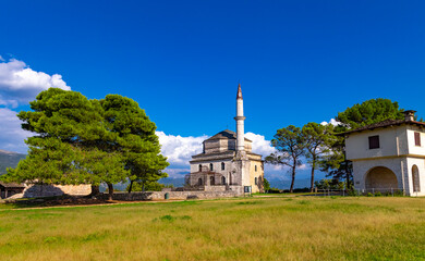 Fethiye Mosque with the Tomb of Ali Pasha in the foreground, Ioannina, Greece