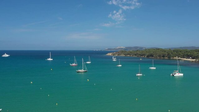 Plage de la Badine,Hy&egrave;res, France
