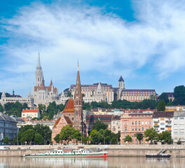 Naklejka na ściany i meble Budapest morning view.