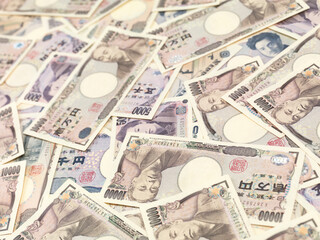 Japanese Yen money background