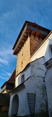 medieval fortified evangelist church