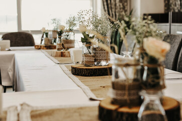 Table Decoration at the Birthday