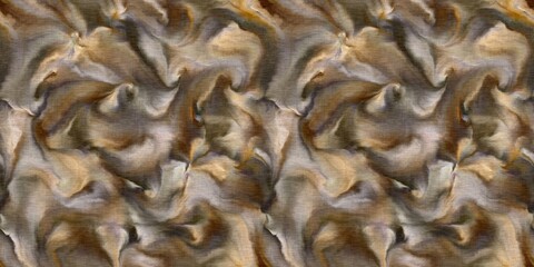 Marbled mineral decorative vintage seamless border. Natural crystal earthen ribbon for retro repeat. Trendy crystal washi tape. 