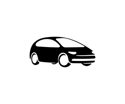 Car, vehicle, automobile, automotive and transport, silhouette and graphic design. Auto, garage, dealership, car repair shop and driving school, vector design and illustration