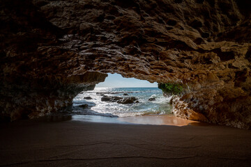 Albufeira sea ocean cave 