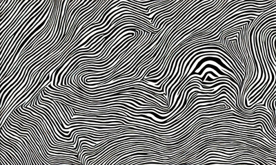Fototapeta na wymiar black and white abstract finger swirl texture
