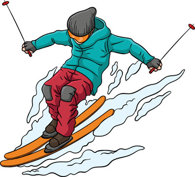 Free Clipart Skiing