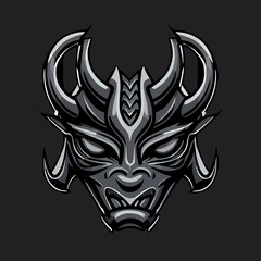 onix mask vector icon illustration