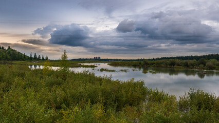 Glenmore Park nature sceneries, Calgary, Alberta, Canada