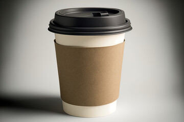 Coffee Cup, Single. Generative AI
