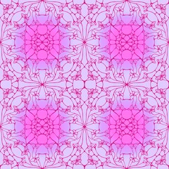 Summer butterfly web seamless animals line art doodle pattern for wrapping paper and kids clothes print and fabrics